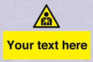 Custom Warning substance or mixture presenting a health hazard